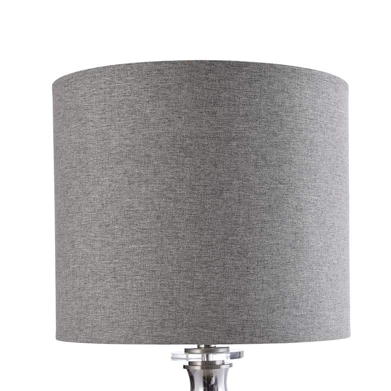 Image 3 Mintin Smoked Gray Glass Globe Table Lamp with Acrylic Base more views