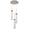 Minx 11 3/4" Wide Antique Nickel 3-Light LED Mini Pendant