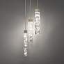 Thumbnail1 of Minx 11 3/4" Wide Antique Nickel 3-Light LED Mini Pendant