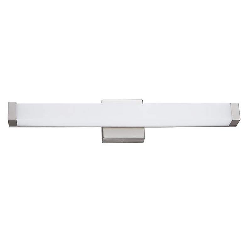 Image 3 Mio 25.5"W ADA Brushed Nickel Linear LED Bath Light With Opal Acrylic more views