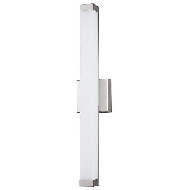Image 4 Mio 25.5"W ADA Brushed Nickel Linear LED Bath Light With Opal Acrylic more views