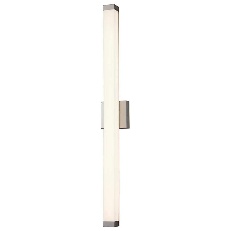 Image 2 Mio 38"W ADA Brushed Nickel Linear LED Bath Light With Opal Acrylic Sh more views