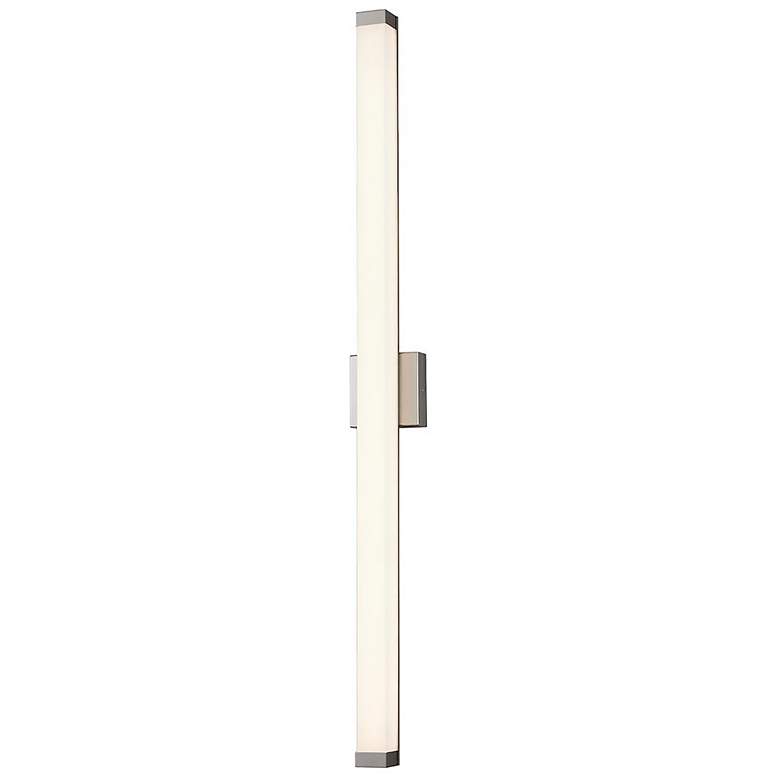 Image 2 Mio 48"W ADA Brushed Nickel Linear LED Bath Light With Opal Acrylic Sh more views