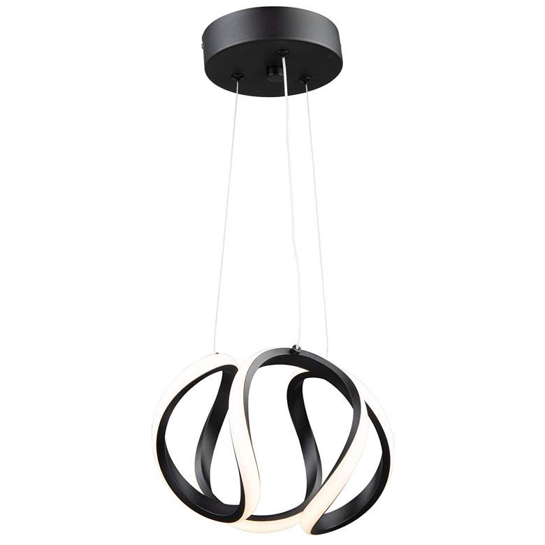 Image 1 Mira 15W LED Pendant Black