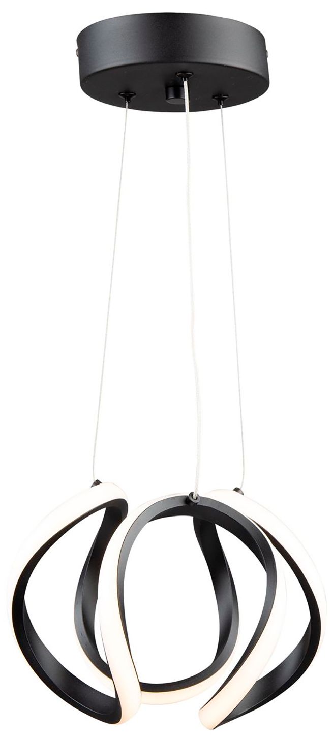 Image 2 Mira 15W LED Pendant Black more views