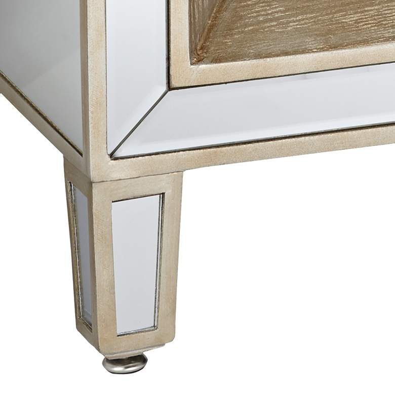 Mira 28&quot; Wide 3-Drawer Mirrored Accent Table more views