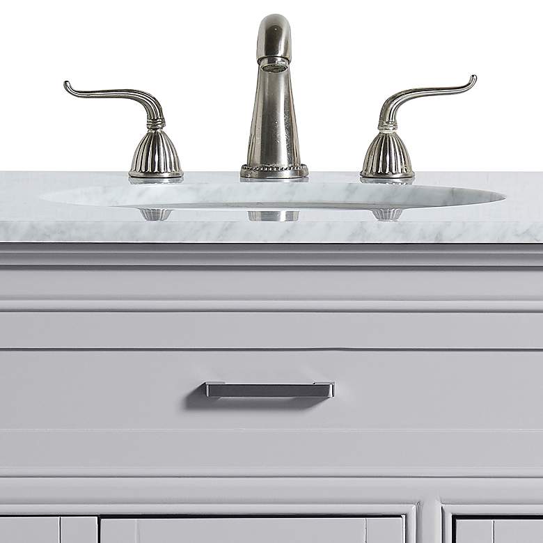 Image 2 Mira 36"W Light Gray 3-Drawer Single Sink Bathroom Vanity more views