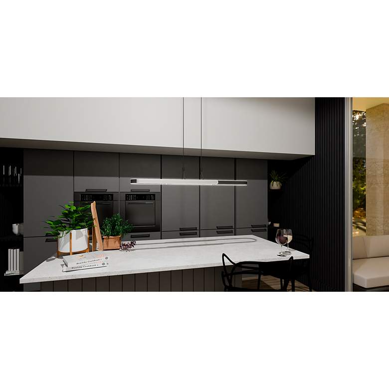 Image 6 Mira Integrated LED Matte Black Island Light more views