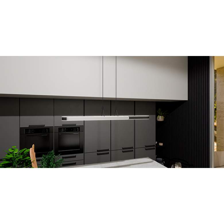 Image 7 Mira Integrated LED Matte Black Island Light more views