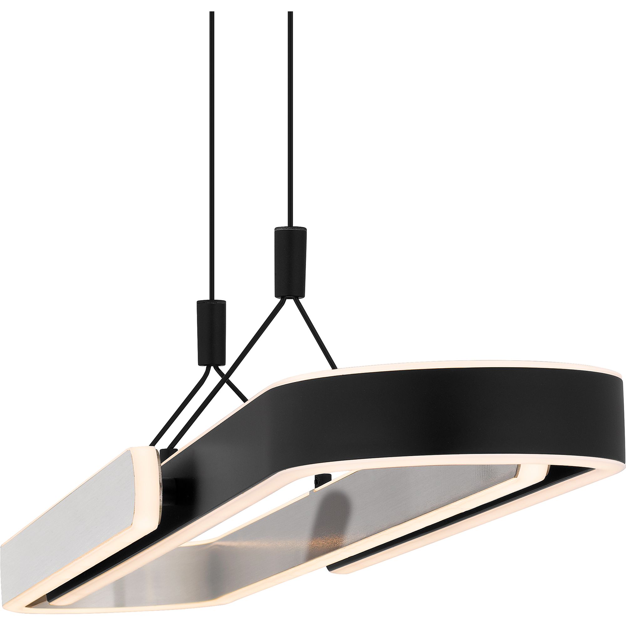 Mira Integrated LED Matte Black Island Light