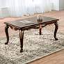 1_Mirabella 48" Wide Cherry Cabriole Legs Coffee Table