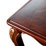 6_Mirabella 48" Wide Cherry Cabriole Legs Coffee Table more views