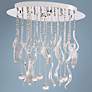 Mirabelle 45 1/4" Wide Clear Glass Pendant Light