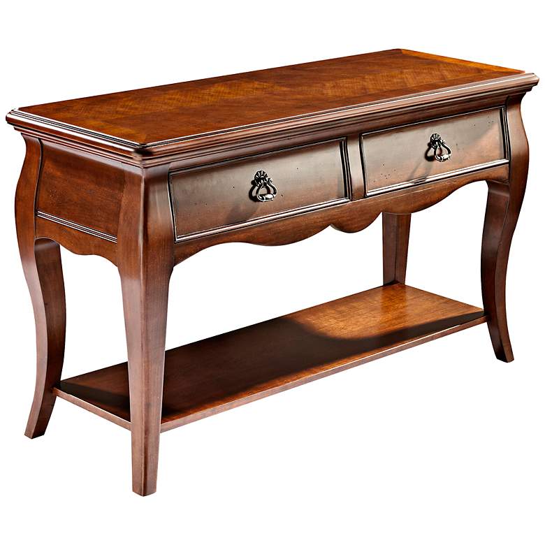 Image 1 Mirabelle Medium Wood Console Table