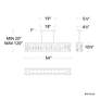 7_Mirage 1 Light LED Linear Pendant more views