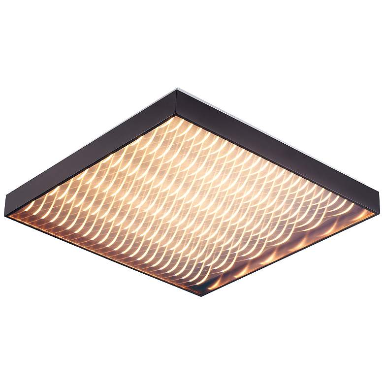 Image 1 Mirage 17.7" Deep Taupe Flush Mount