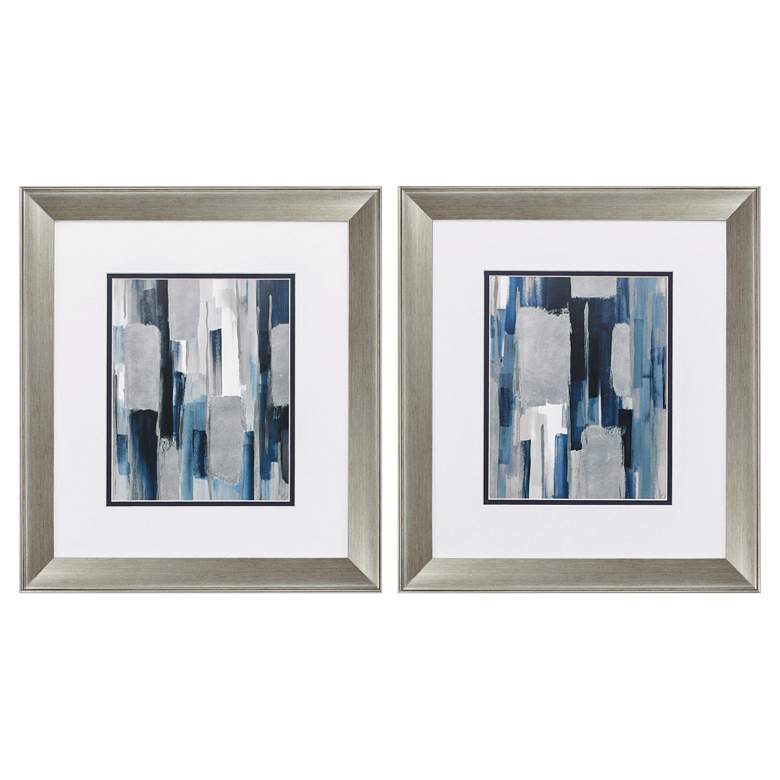 Image 2 Mirage 18 inch High 2-Piece Framed Wall Art Set