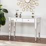 Mirage 39 1/2" Wide 2-Drawer Mirrored Console Table