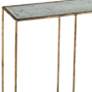 Mirage 54" Wide Antique Mirrored and Gold Console Table