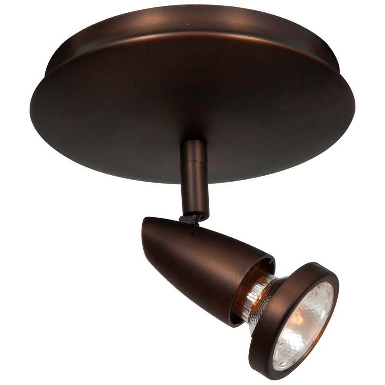 Image 1 Mirage 6 inch Wide  Bronze Spotlight Flush Mount