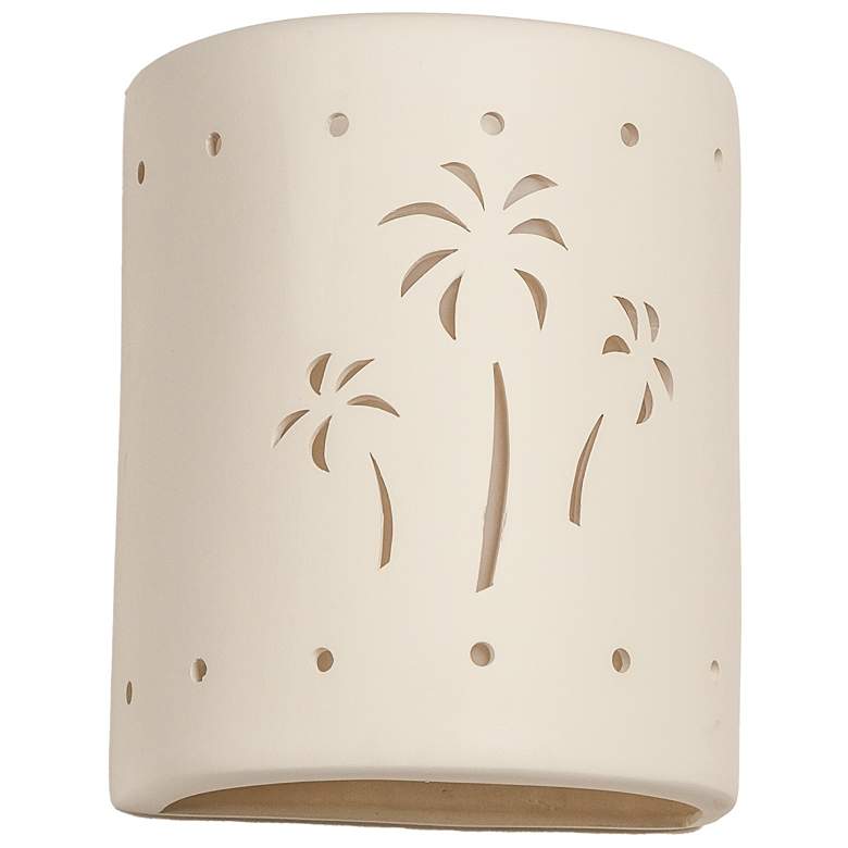 Image 1 Mirage-flats-10-inch-high-ceramic-paintable-white-up/down-LED-outdoor-wall