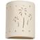Mirage-flats-10-inch-high-ceramic-paintable-white-up/down-LED-outdoor-wall
