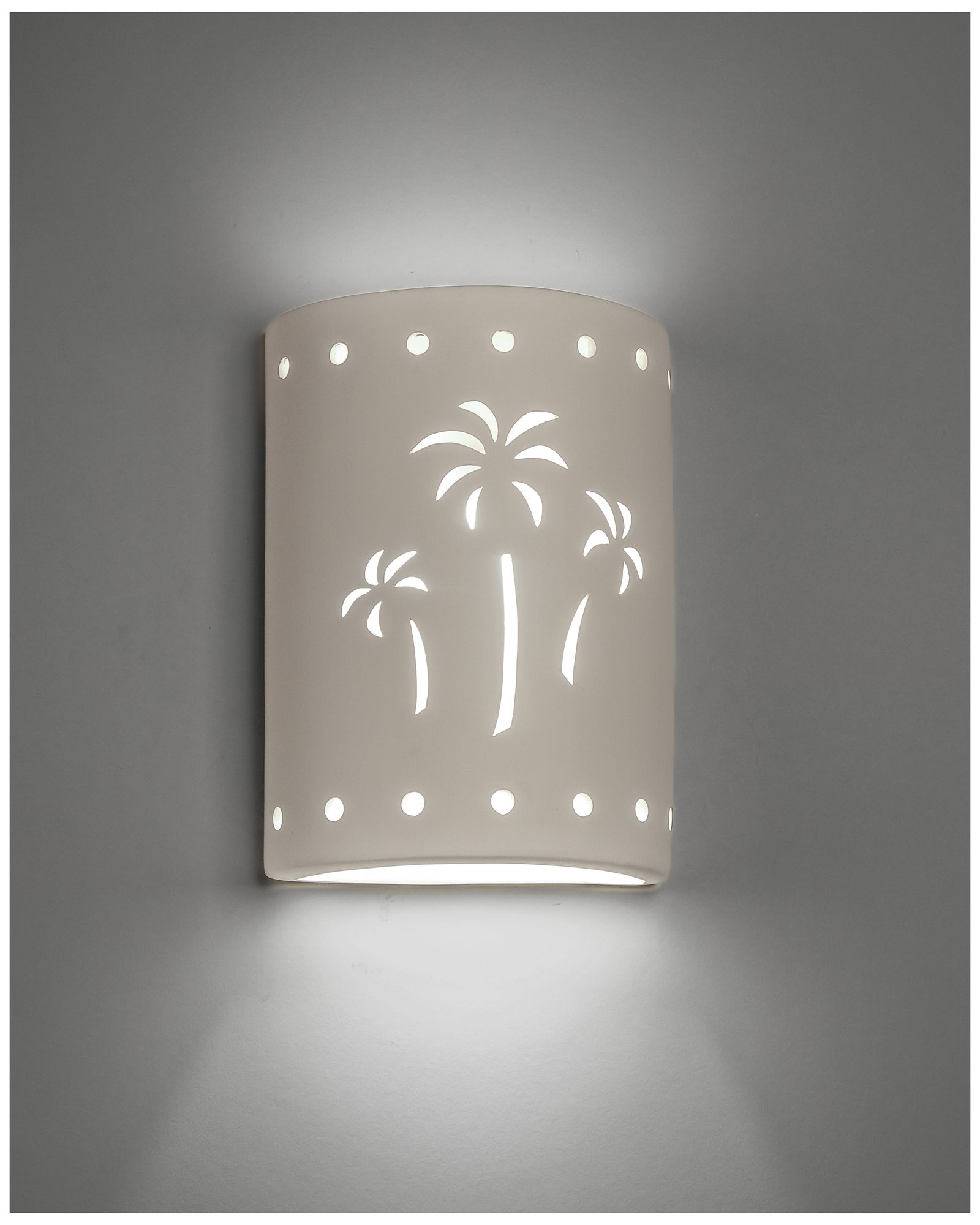 Image 3 Mirage-flats-13-high-ceramic-paintable-white-up/down-LED-outdoor-set-of-2 more views