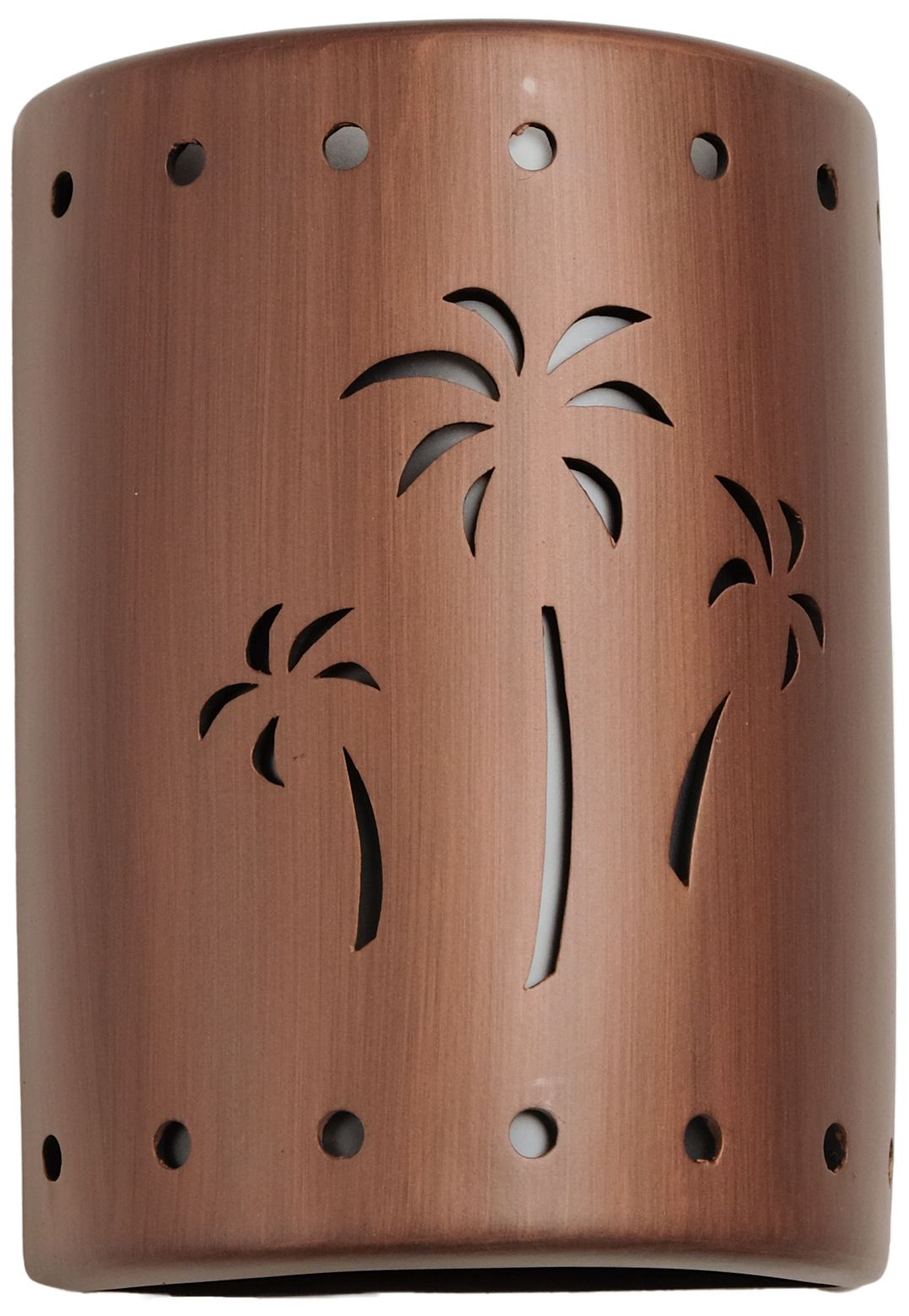 Mirage-flats-13-inch-high-ceramic-copper-up/down-LED-outdoor-wall-light