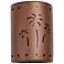 Mirage-flats-13-inch-high-ceramic-copper-up/down-LED-outdoor-wall-light
