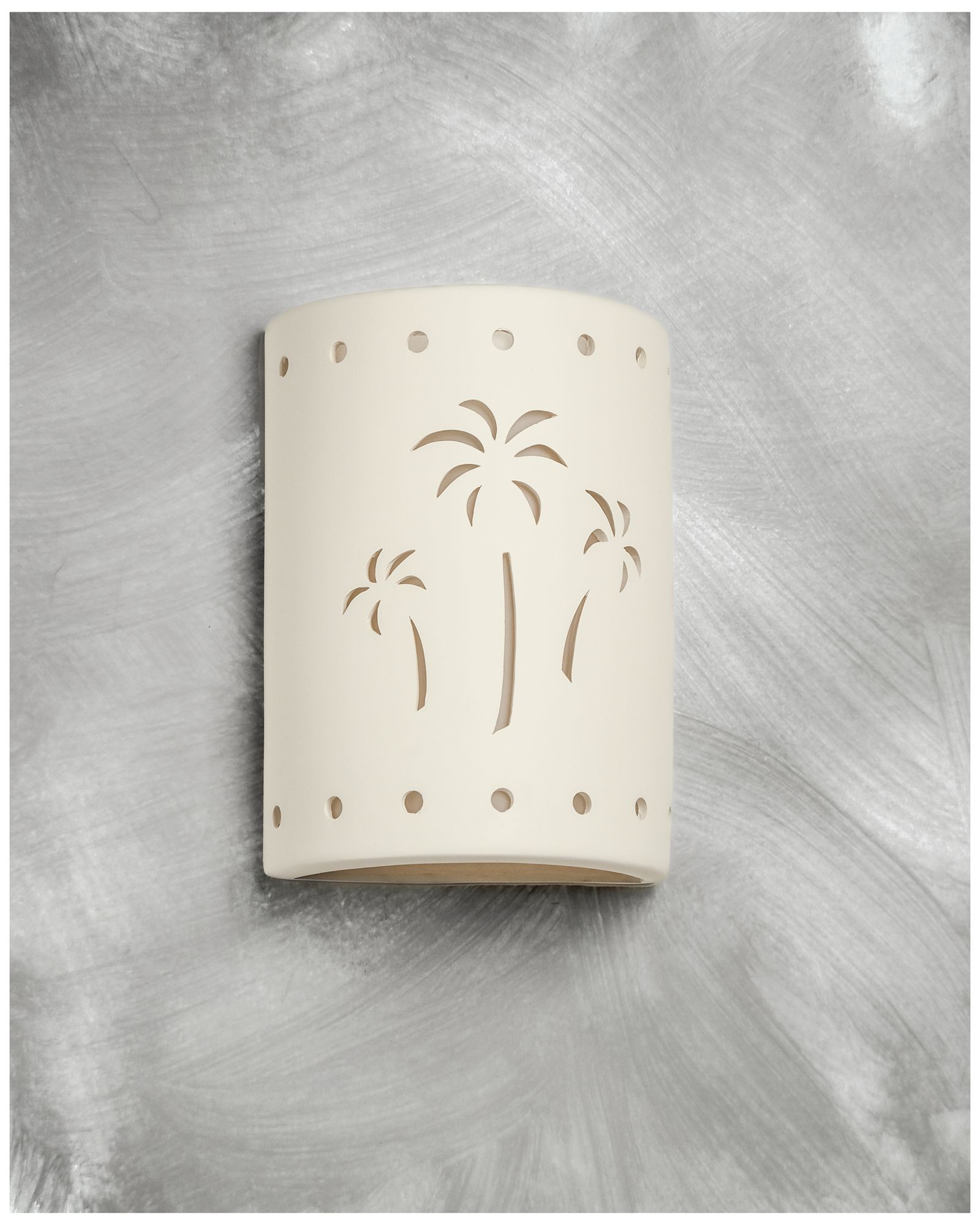 Image 3 Mirage-flats-13-inch-high-ceramic-paintable-white-up/down-LED-outdoor-wall more views