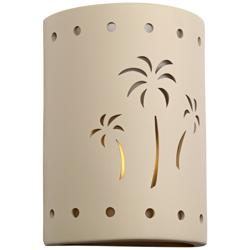 Mirage Flats 13&quot;H Cottonwood Ceramic LED Outdoor Wall Light