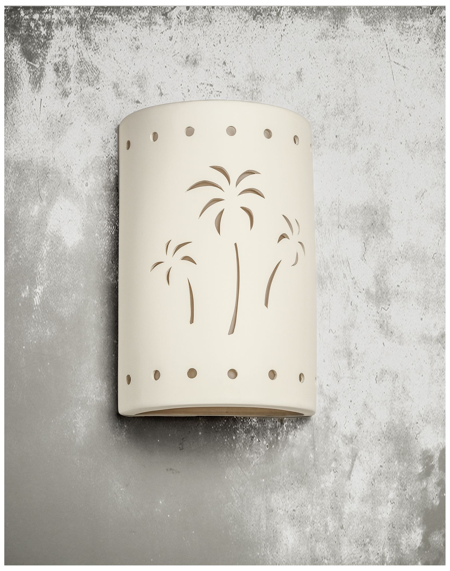 Image 3 Mirage-flats-15-inch-high-ceramic-paintable-white-up/down-LED-outdoor-wall more views