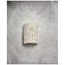 3_Mirage-Flats 8.5-inch-high-ceramic-paintable-white-up/down-LED-outdoor more views