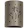 Mirage-flats-8.5-inch-high-ceramic-pewter-up/down-LED-outdoor-wall-light