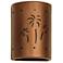 Mirage-Flatts-8.5-inch-high-ceramic-copper-up/down-led-outdoor-wall-light