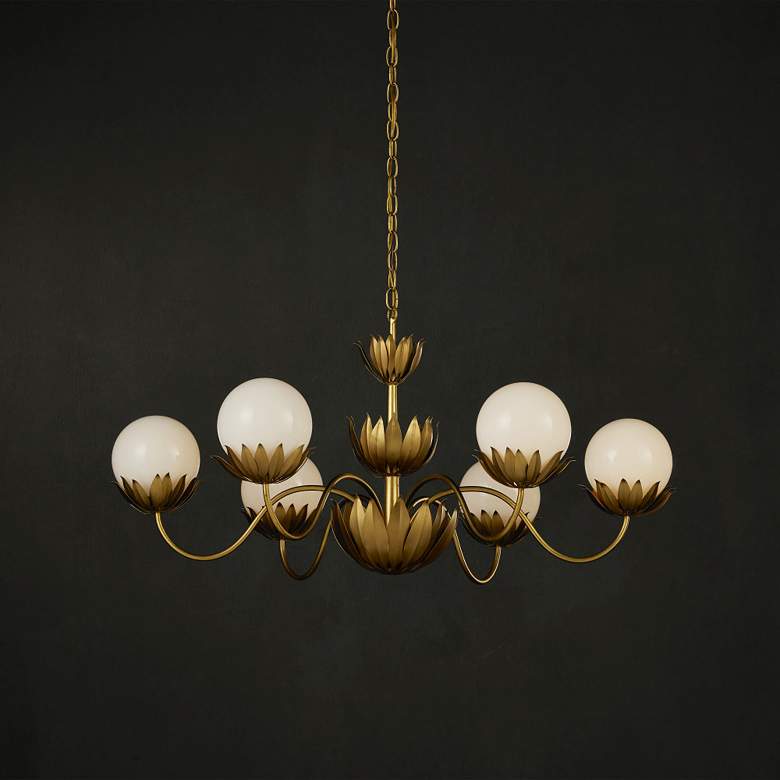 Image 5 Mirasole Gold Chandelier more views