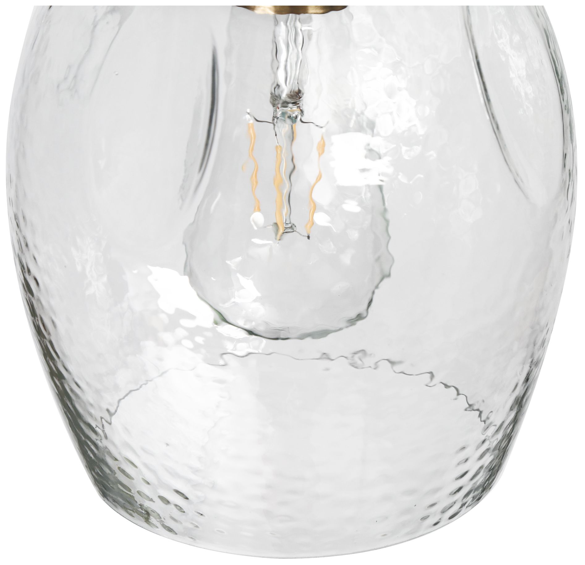 Image 4 Miren 30.3"W Polished Brass 5-Light Glass Drop Chandelier more views