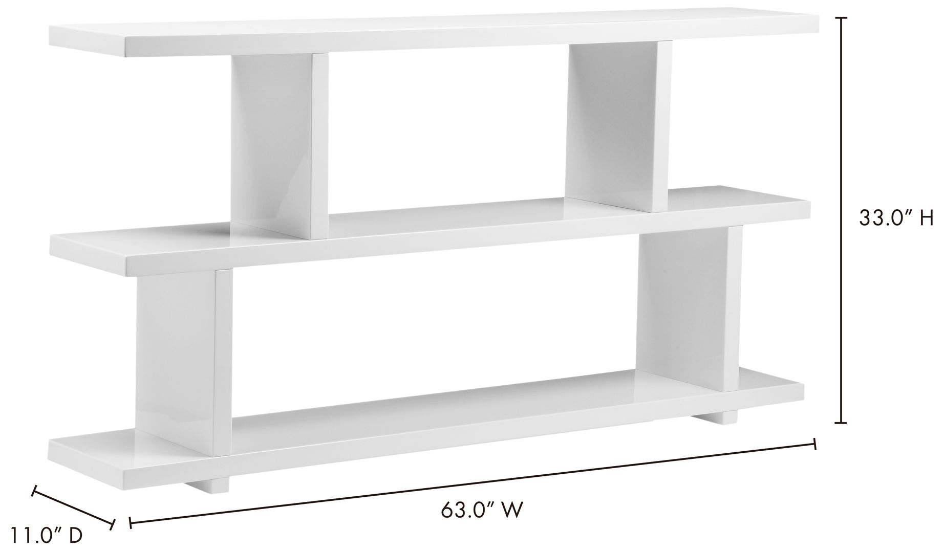 Image 4 Miri Small Shelf White more views