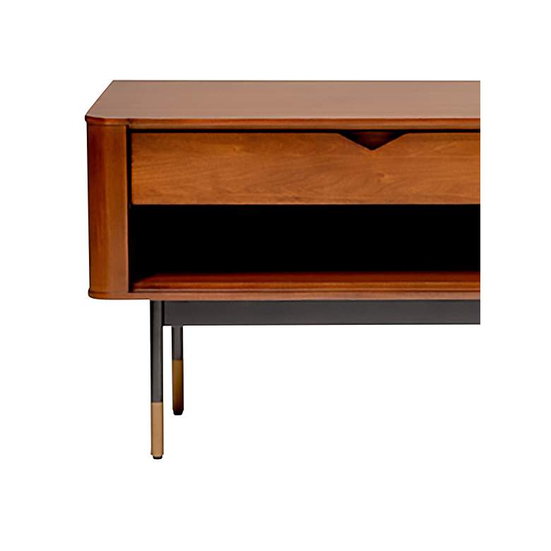 Image 3 Miriam 70 3/4" Wide Brown Wood 2-Door Media Stand more views