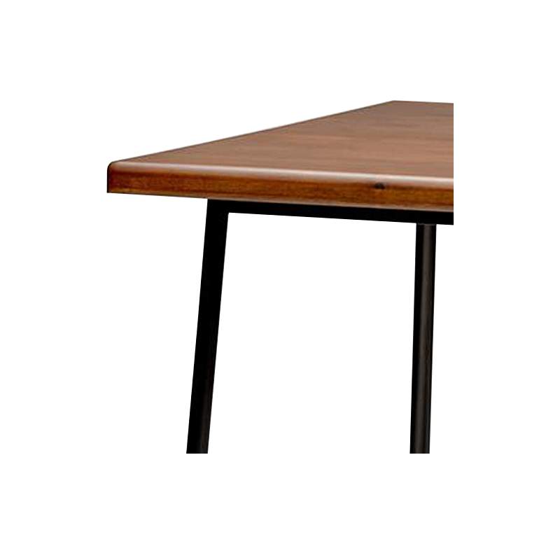 Image 3 Miriam 70 3/4 inch Wide Brown Wood Rectangular Dining Table more views