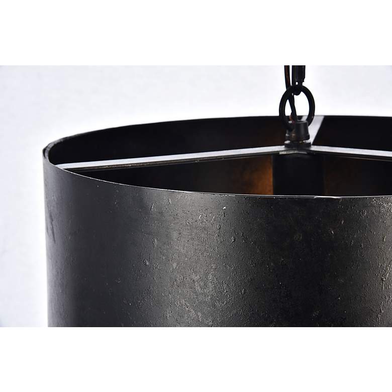 Image 4 Miro Collection Pendant D15 H9.25 Lt:1 Vintage Black Finish more views