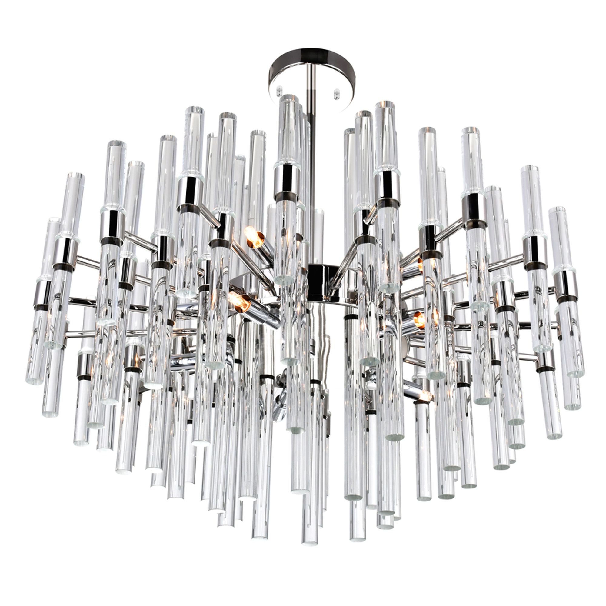 Image 3 Miroir 10 Light 26in Polished Nickel Chandelier more views