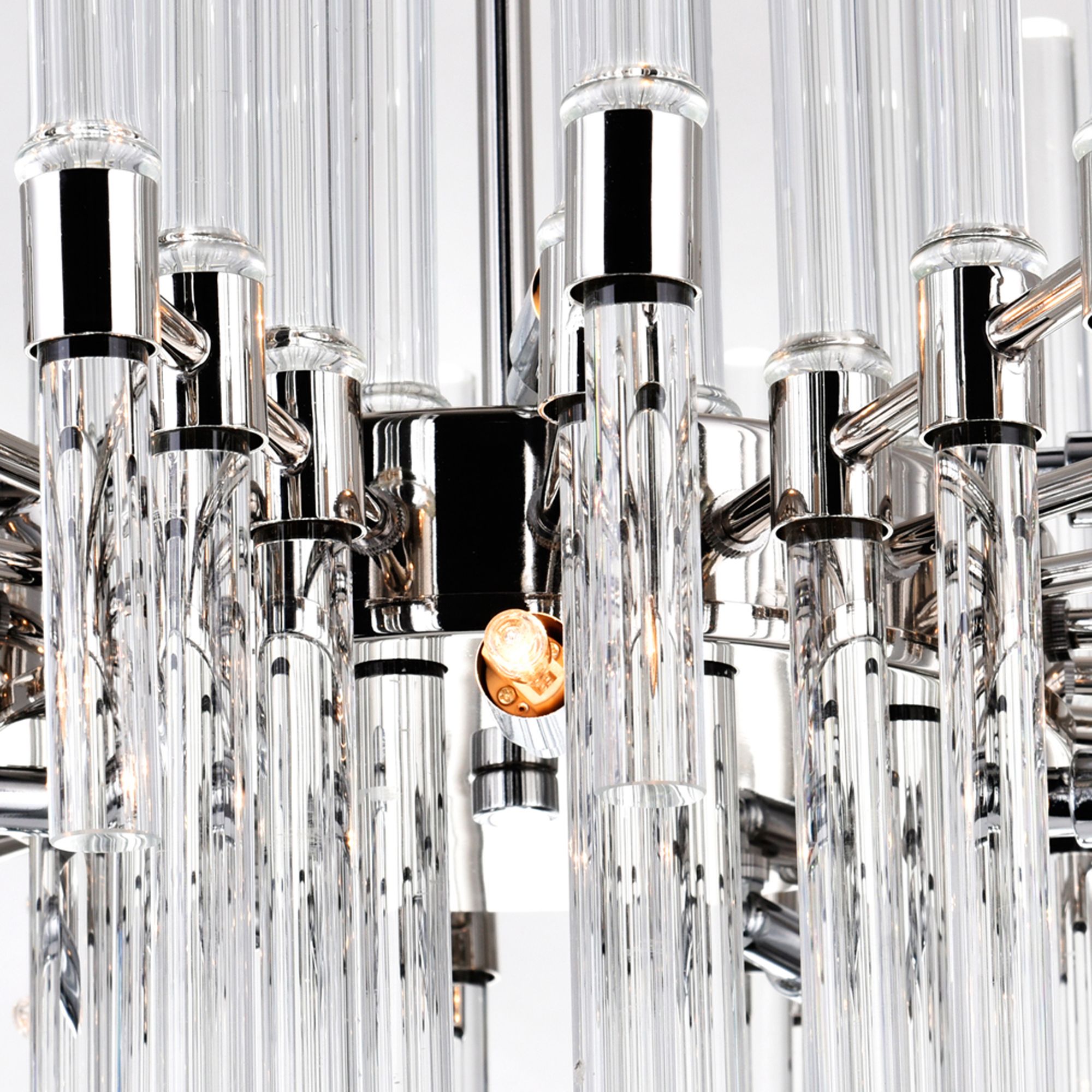 Image 5 Miroir 10 Light Chandelier With Polished Nickel Finish more views