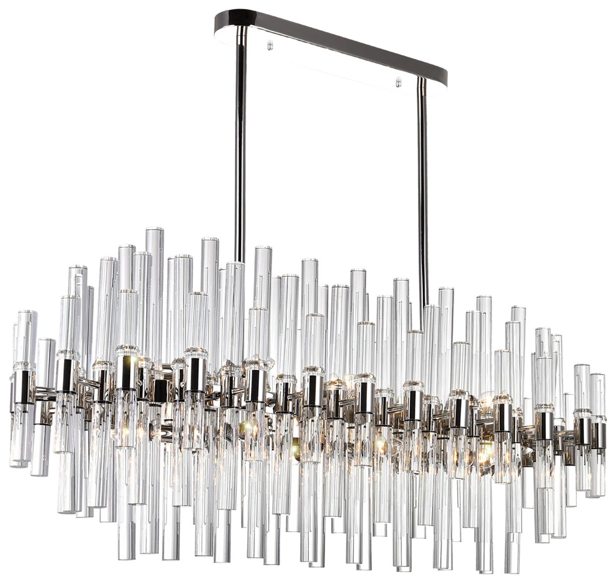 Miroir 16 Light 40in Polished Nickel Chandelier