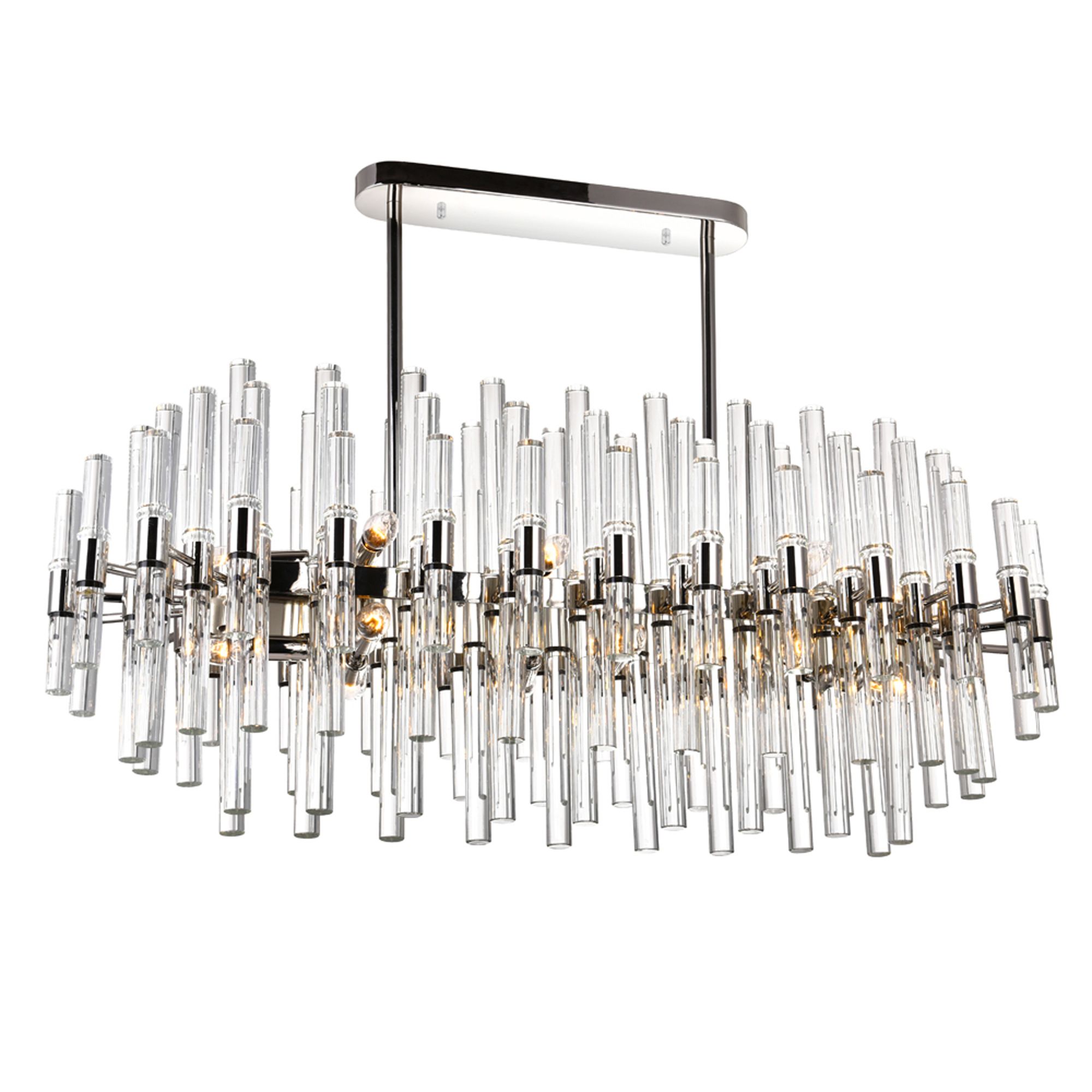 Image 2 Miroir 16 Light 40in Polished Nickel Chandelier more views