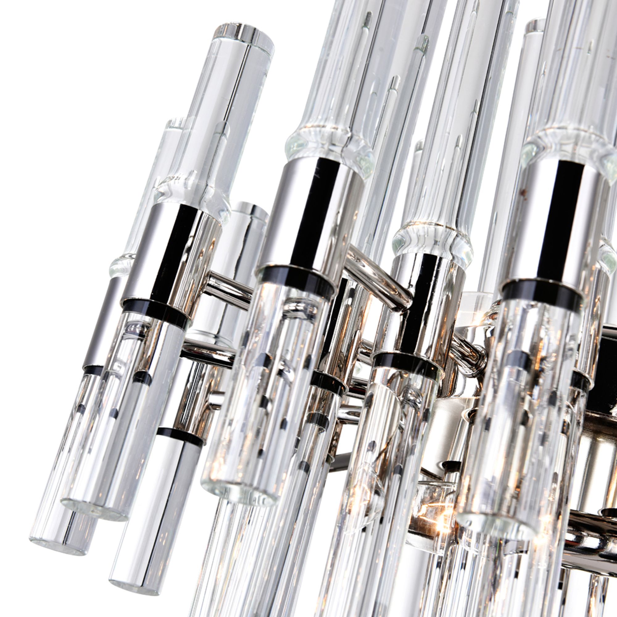 Image 7 Miroir 16 Light Pool Table Light With Polished Nickel Finish more views