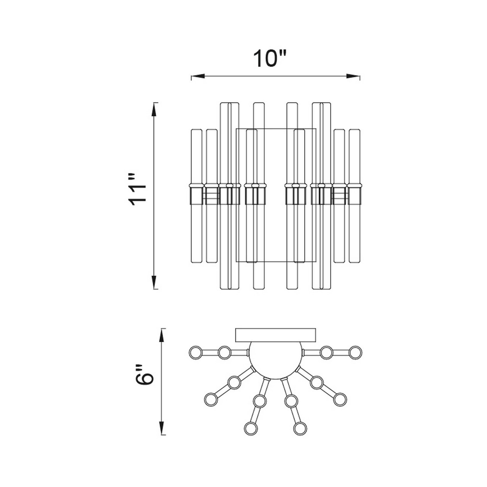 Image 6 Miroir 2 Light 18in Polished Nickel Wall Light more views