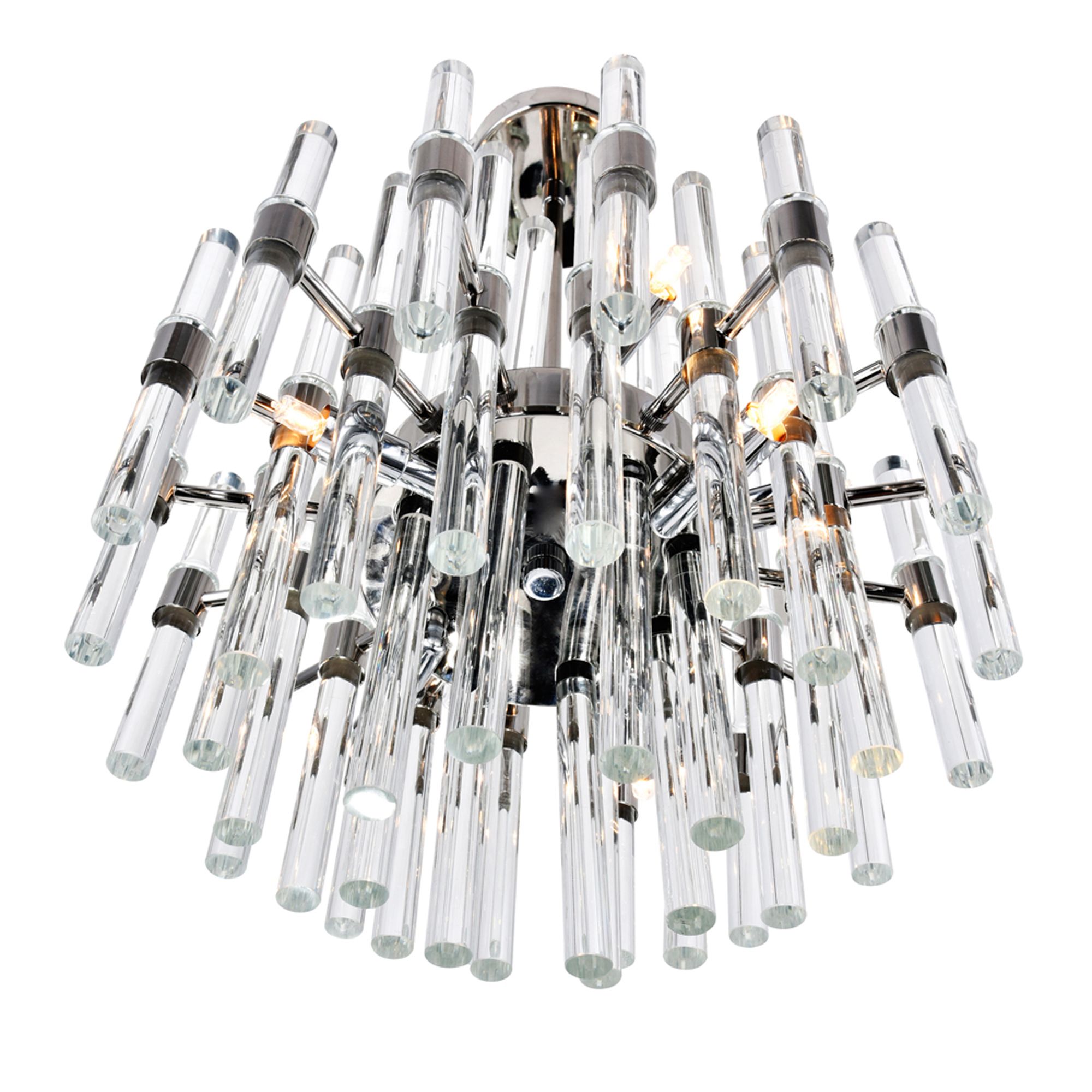 Image 2 Miroir 8 Light 16in Polished Nickel Chandelier more views