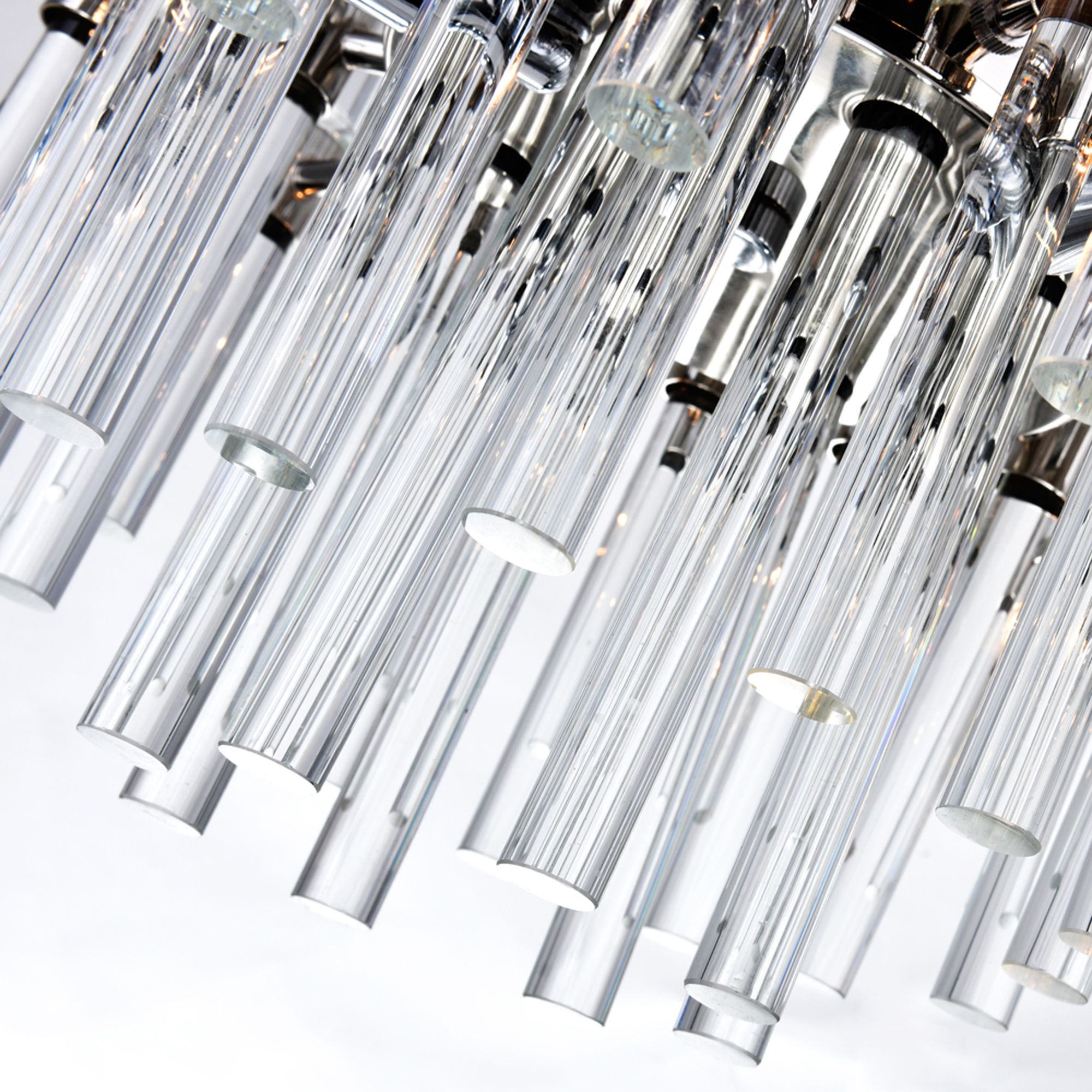 Image 4 Miroir 8 Light 16in Polished Nickel Chandelier more views