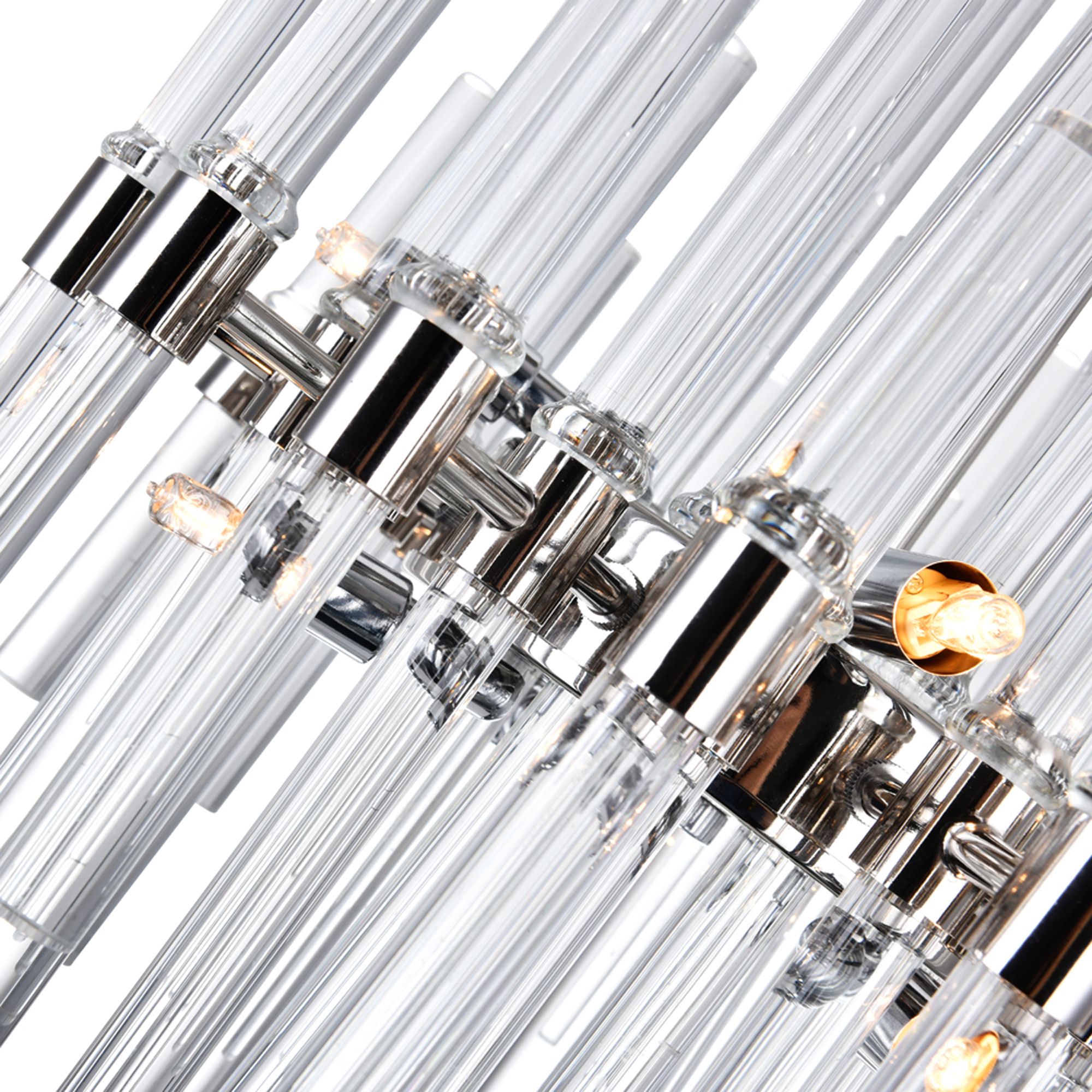 Image 5 Miroir 8 Light Chandelier With Polished Nickel Finish more views